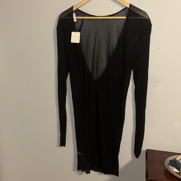Free People black mini dress - Picture 5 of 7